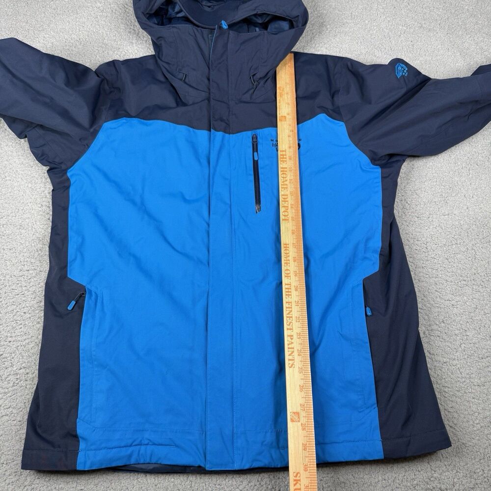 Mountain Hardwear Jacket Mens Large Blue Dragons Back Thermal Dry Q Recco‎ Ski - Picture 13 of 15